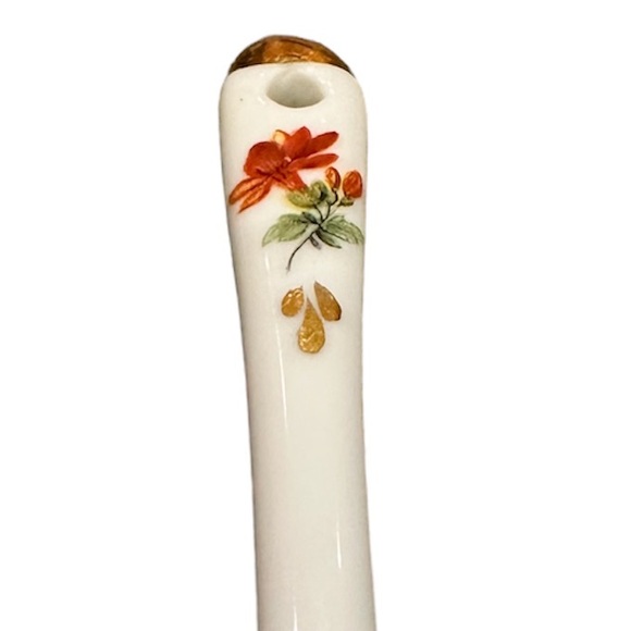 Porcelain Ceramic Condiment Spoons (2) - Picture 3 of 5